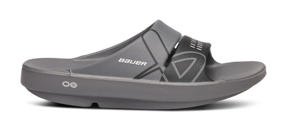 BAUER/OOFOS Women's OOahh Sport Slide Sandal – Slate