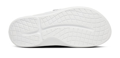 BAUER/OOFOS Men's OOahh Sport Flex Sandal – White