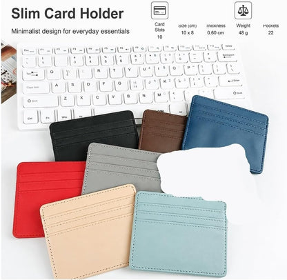 Slim Minimalist Card Holder Wallet
