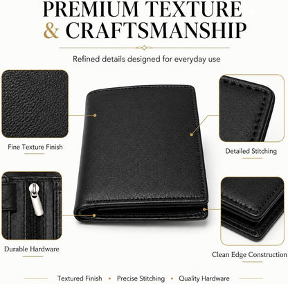 Minimalist Leather Bifold Wallet