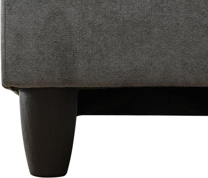 Dark Grey Fabric Sofa for Living Room