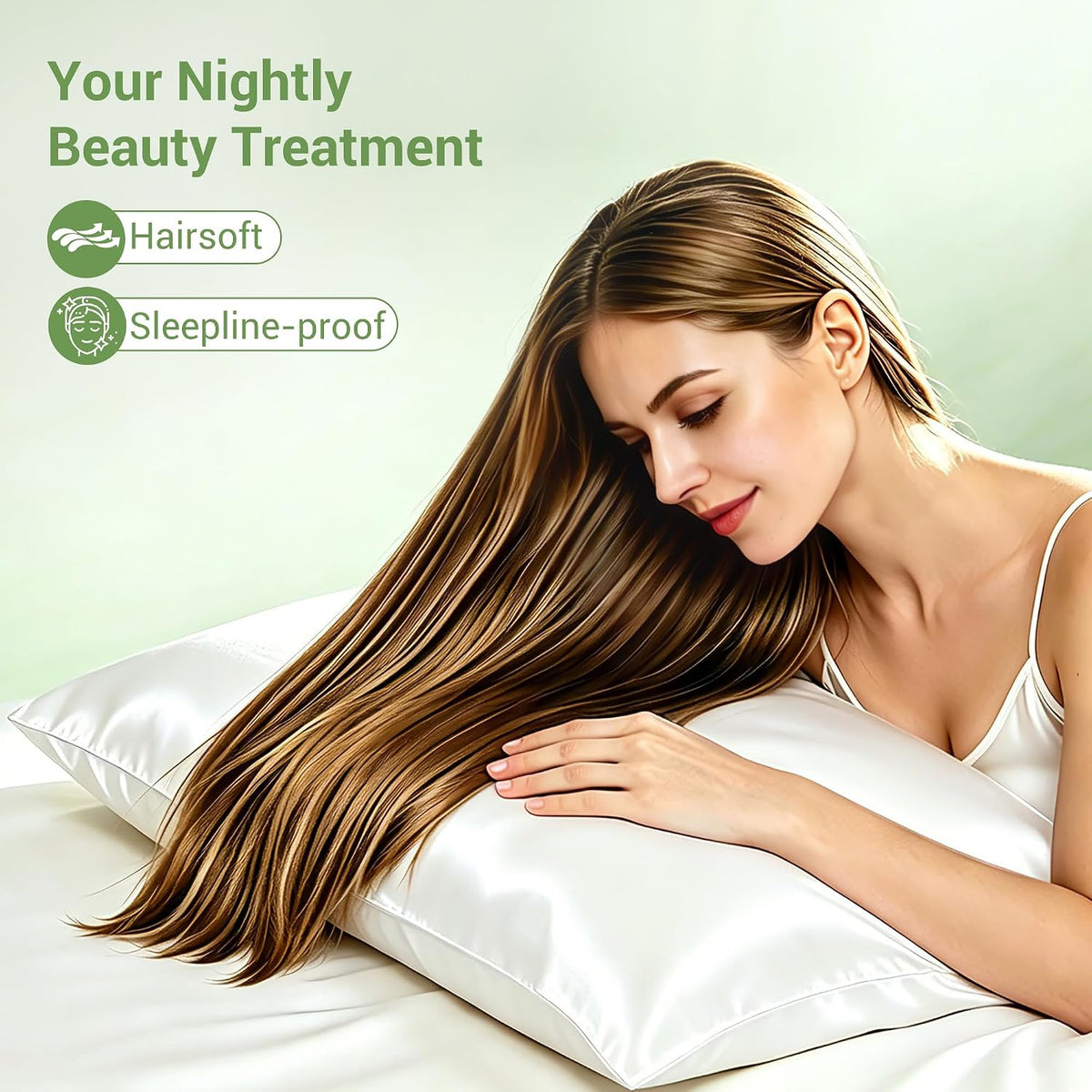 Silk-Like Cooling Pillowcase